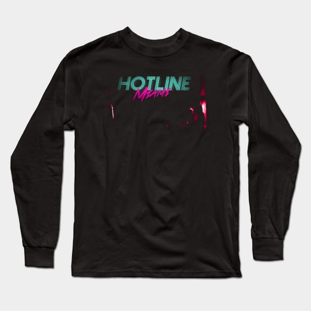Hotline Miami live action Long Sleeve T-Shirt by GuitarManArts